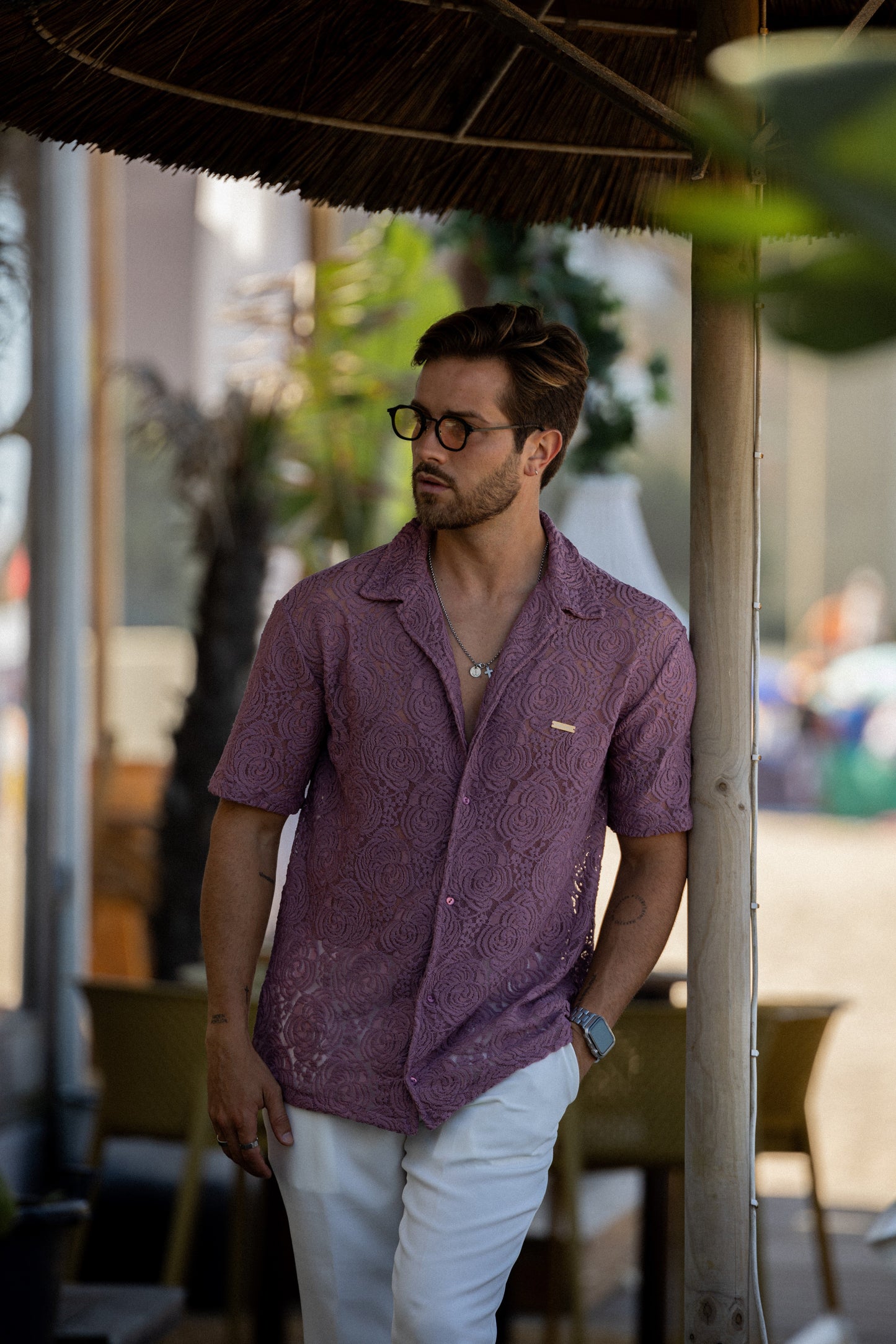 Camisa Renda Mera